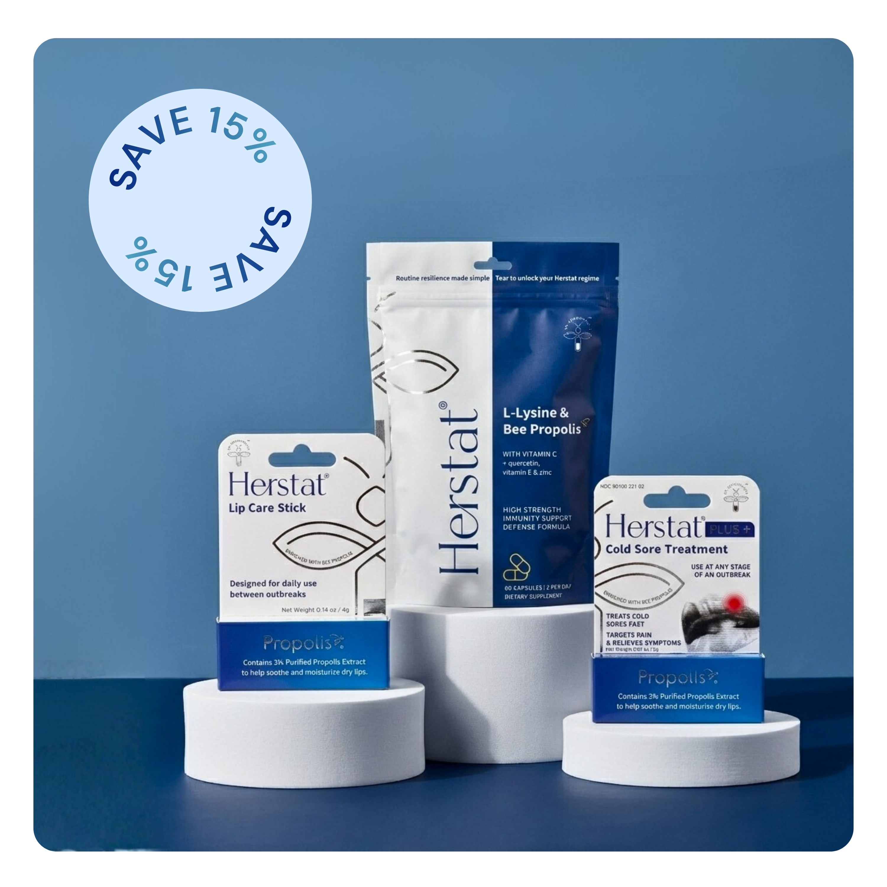 Complete Support Bundle: 3-in-1 Cold Sore Care
