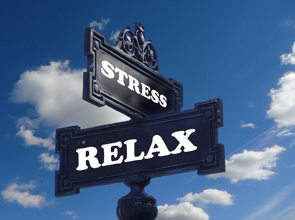 Stress & Relax sign-post